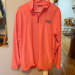 Vineyard Vines Pink Quarter-Zip Pullover